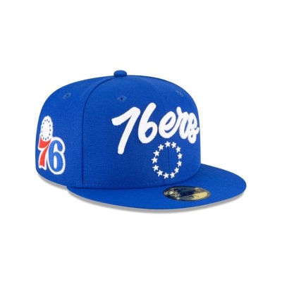 Philadelphia 76ers Gorra | New Era NBA Draft Alternate 59fifty Fitted Cap Mexico - Azules